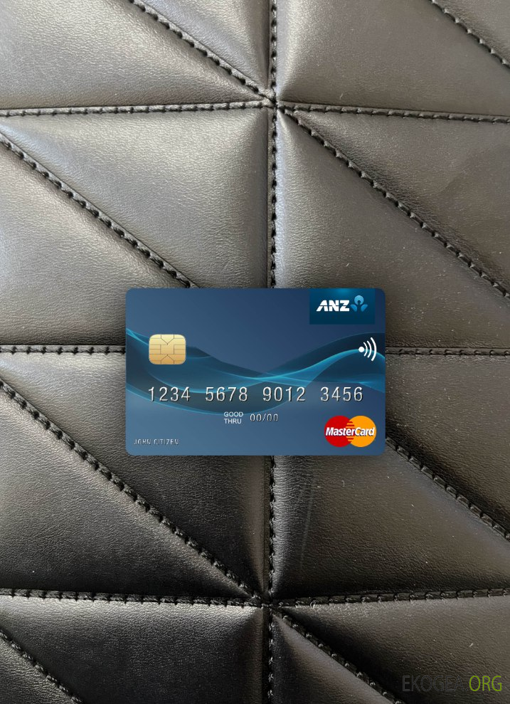 Kiribati ANZ Bank mastercard photolook recto